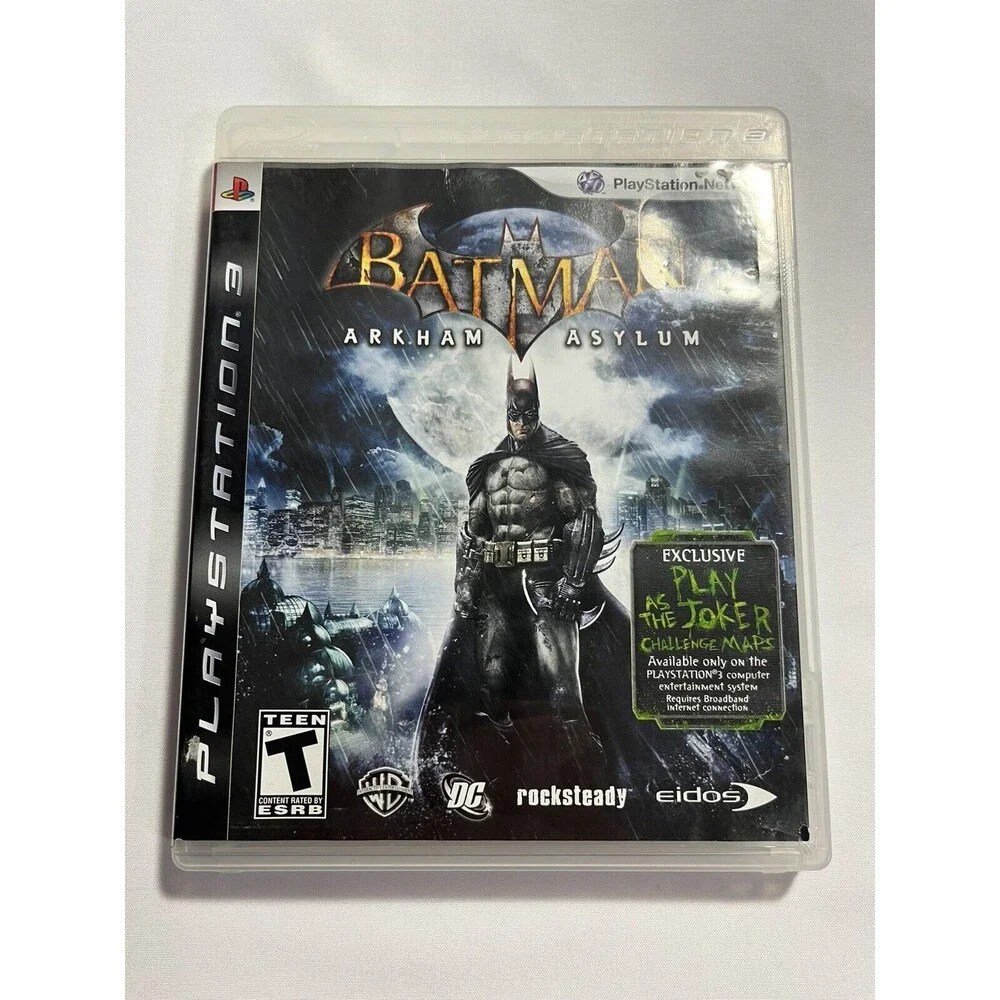 Batman Arkham Asylum 1st Release(Sony PlayStation 3, 2009) PS3 Complete